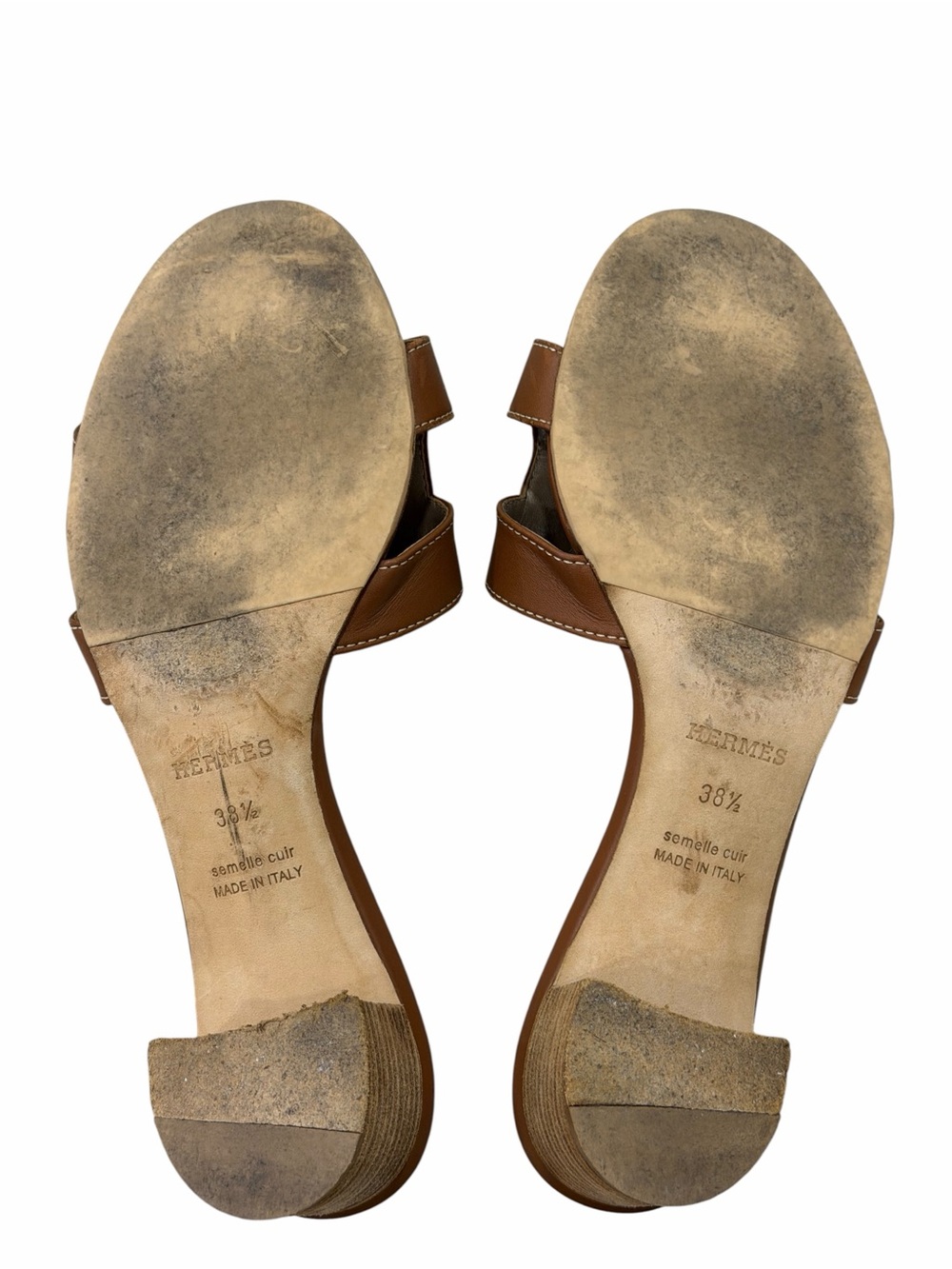 Authentic Hermès Oasis Sandal Heels – Size 38.5 - Picture 10 of 15